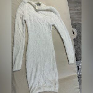 Fashion nova fuzzy dress-